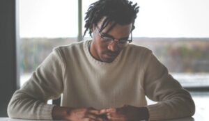 Man contemplating what to do about his unhappy marriage that he’s afraid to leave.